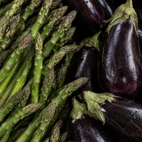 Asparagus & Aubergines